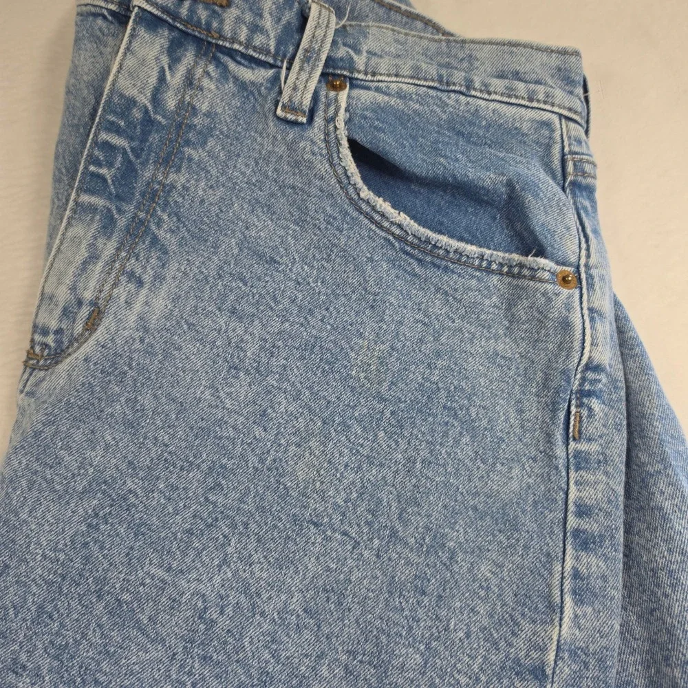 Universal Thread Womens High Rise Denim Maxi Skirt Light Wash Blue Front Slit 12